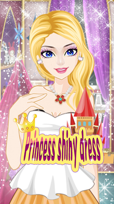 Princess shiny dress - Makeup plus girly games screenshot 4