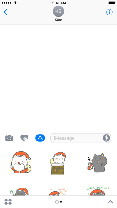 Christmas of Two Cats − NHH Stickers screenshot 2