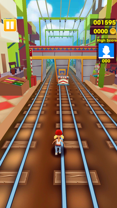 3D Railway Run Surfers Adventure Game screenshot 3