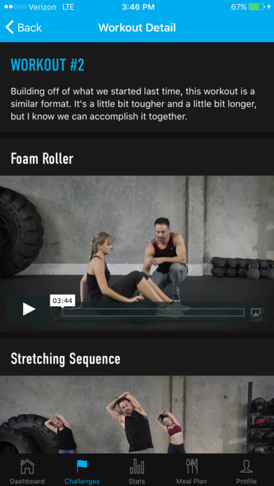 Project Level Up: Fitness Challenges & Meal Plans screenshot 2