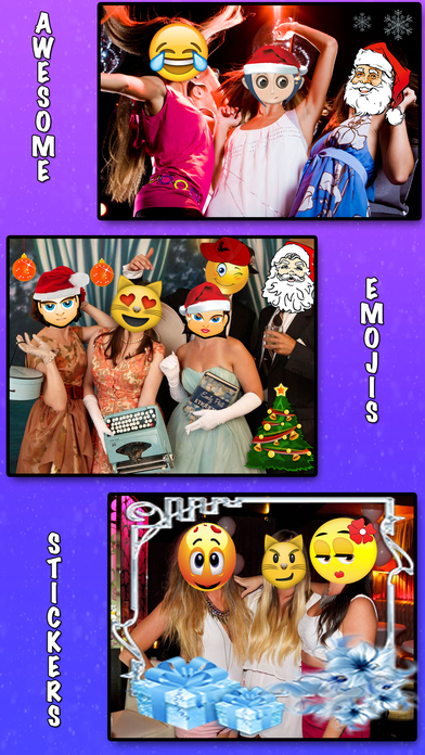 Real Christmas Emoji ART Effect Photo Booth screenshot 2