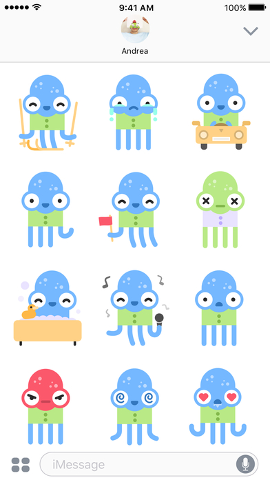 Eliot – Funny Octopus Stickers screenshot 2