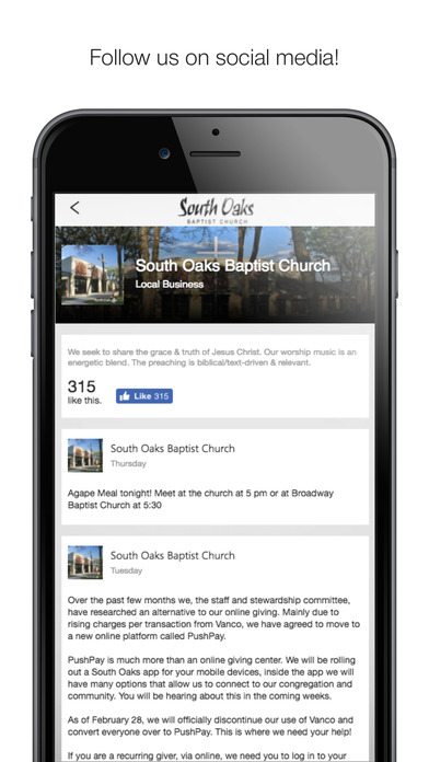 South Oaks Baptist Church - TX screenshot 3