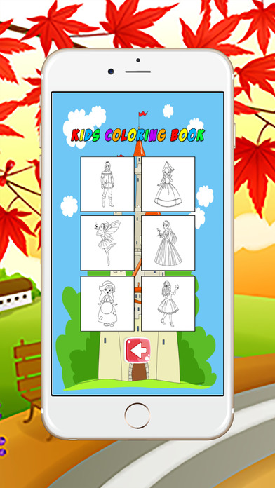Princess Coloring Book for Adults and Kids Games screenshot 3