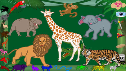 Animals Paint With Coloring Pages screenshot 4