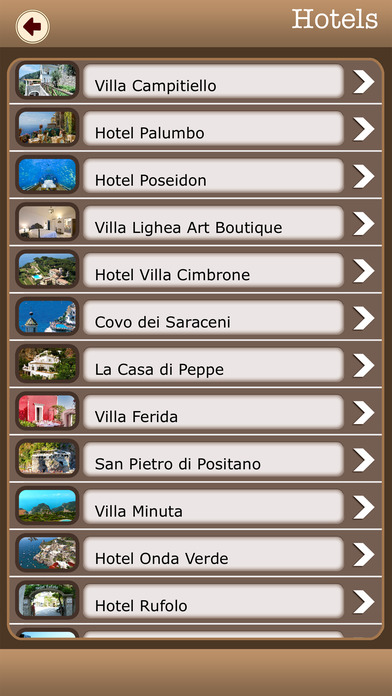Amalfi Coast Island Offline Map Explorer screenshot 4