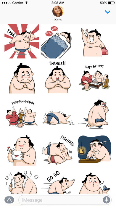 Ringo the Sumo Wrestler stickers screenshot 3