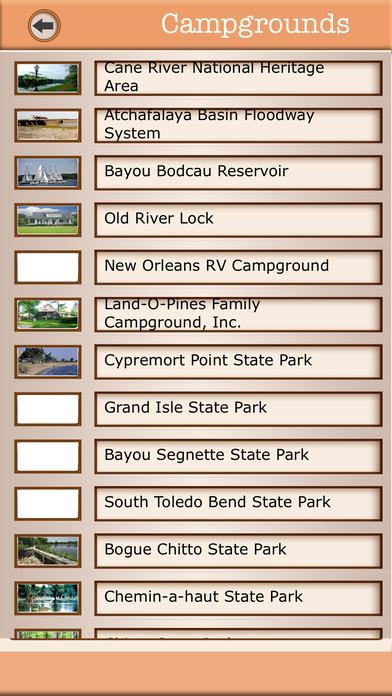 Louisiana Campgrounds&Hiking Trails Offline Guide screenshot 2