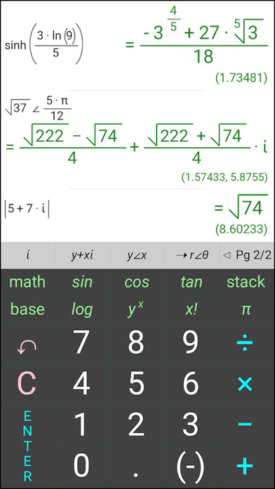 Acron RPN Calculator screenshot 2