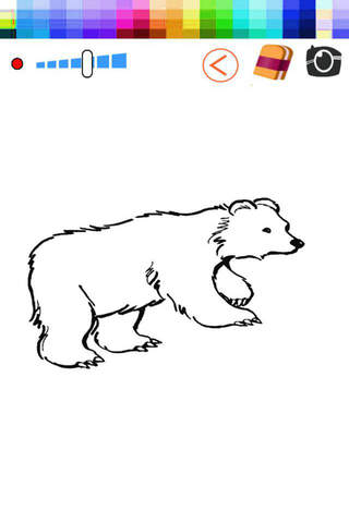 MiniBear Coloring Game For Toddle screenshot 2