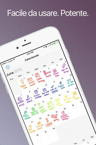Calendoodle Lite - Pen & Ink Whiteboard Calendar screenshot 3