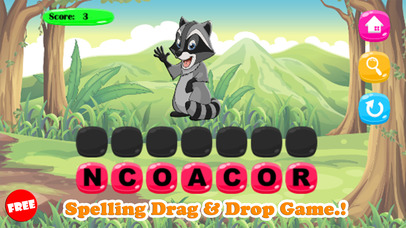 Animal Spelling Words And Vocabulary Free For Kids screenshot 4