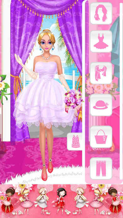 新娘的婚礼派对 - 公主换装沙龙女生游戏 screenshot 4