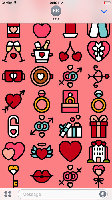 Valentine's Day Stickers - Love For Messages screenshot 4