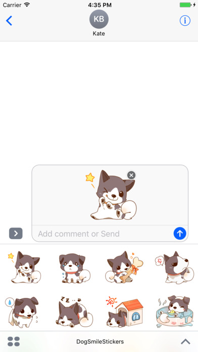 Dog Smile Stickers screenshot 4