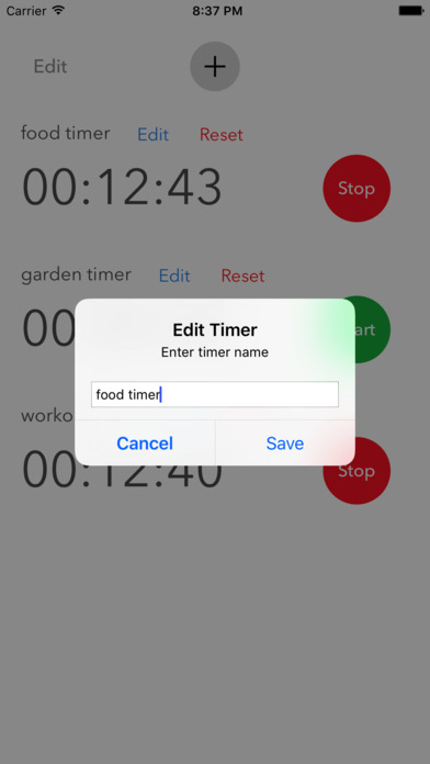 Time It - Create multiple timers screenshot 3