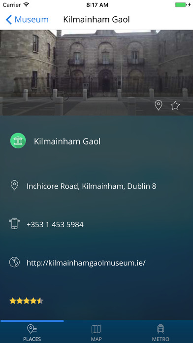 Dublin Travel Guide with Offline Street Map screenshot 2