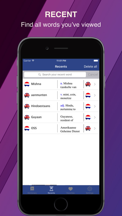 English Dutch Basic Dictionary screenshot 3