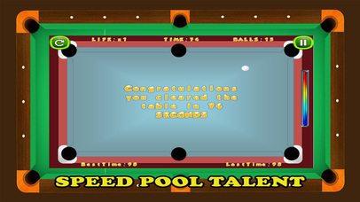 Pool Billiards Snooker Game Speed Time screenshot 3