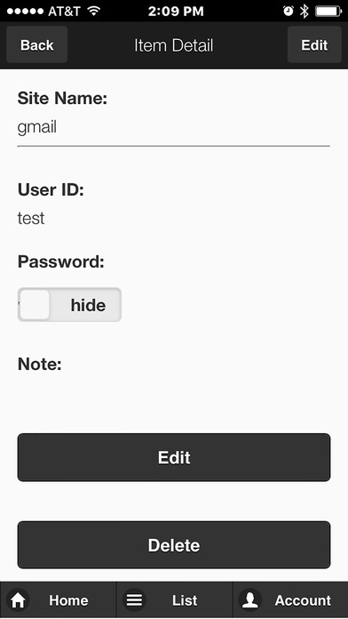 My Password Box Secured Prime screenshot 3