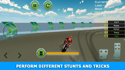 Real Moto Bike Driving 3D screenshot 3