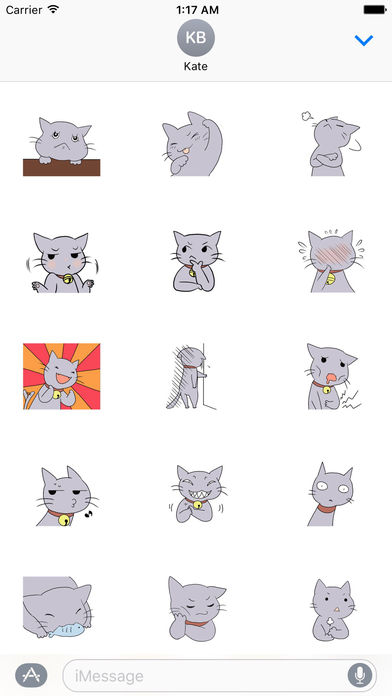 Cat Vivid Expression Sticker screenshot 2