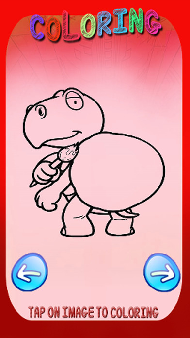 Kids Coloring Page Games Crocodile And Turtle screenshot 2