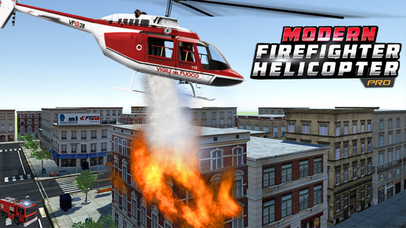 Modern Firefighter Helicopter PRO screenshot 4