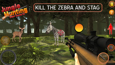 Jungle Hunting 3d Sniper Shooter screenshot 2