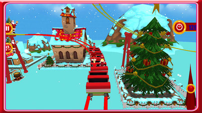 Christmas Extreme Roller Coaster 3D - Pro screenshot 4
