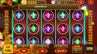 Jewels Diamond Sky Casino Free Vegas Slot Machines screenshot 4