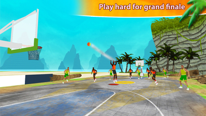 Beach Basketball Hoops - Slam Dunks for NBA Fans screenshot 3