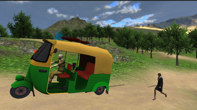 Crazy Offroad Jungle Rickshaw Drive Simulator Free screenshot 2