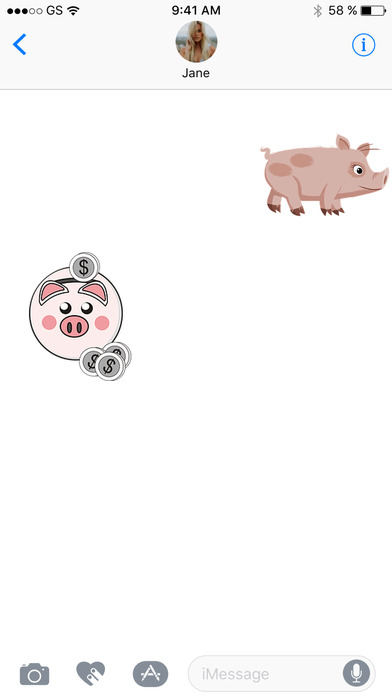 Piggy Sticker Pack! screenshot 3