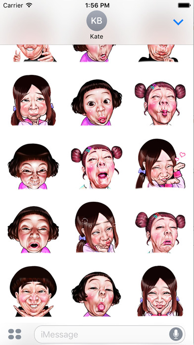 Emoji Faces - Meh Emoji for iMessage screenshot 2