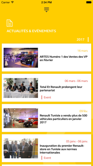 Renault Tunisie screenshot 4