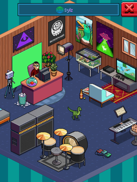 Screenshots of PewDiePie's Tuber Simulator for iPad