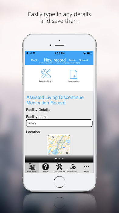 Assisted Living Discontinue Medication Record screenshot 2