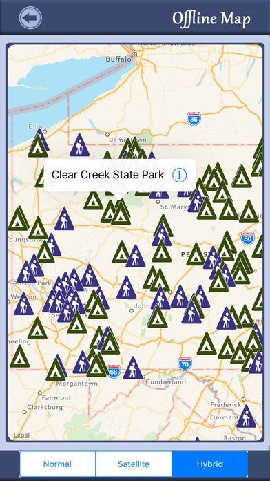 Pennsylvania -Campgrounds,Hiking Trails,State Park screenshot 2