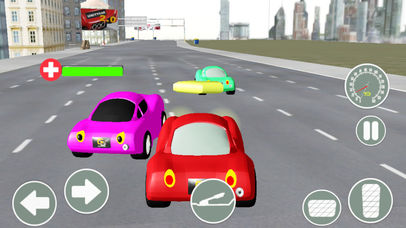 Crazy Mini Kids Cars 3D screenshot 2