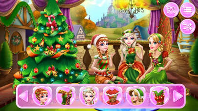 Princess Christmas Party - Makeover Girly Games screenshot 2