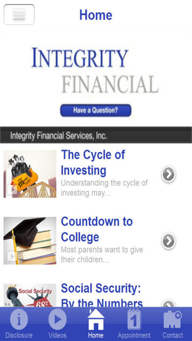 Integrity Financial Services, Inc. screenshot 2