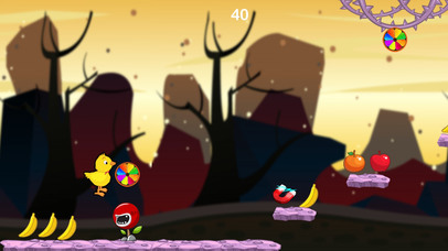 Little Duck - Fruits World Rush screenshot 2