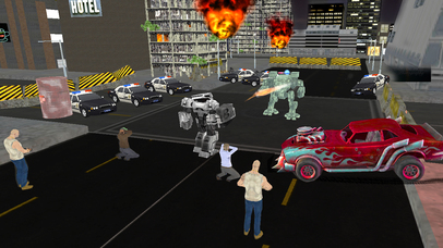 Future Cops Bot Fighting Crime: Robot Battle Game screenshot 2