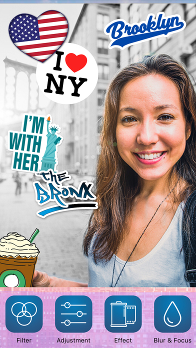 New York photo editor and NYC stickers - Pro screenshot 4