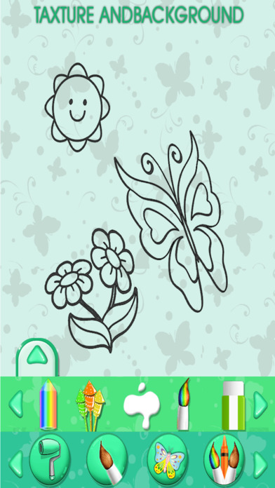 Butterfly Kids Coloring Book Pro screenshot 4