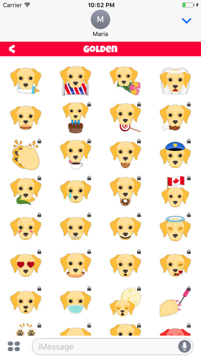 Labrador Emoji Stickers screenshot 2