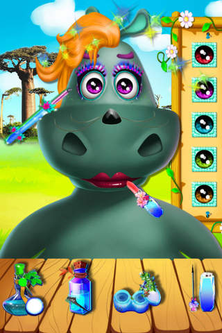 Hippo Beauty Salon-Forest Party screenshot 2