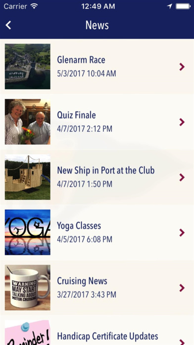 Royal Ulster Yacht Club screenshot 4