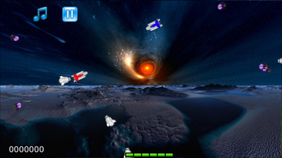 Defender Space On Fire Of War: Dangerous Mission screenshot 2